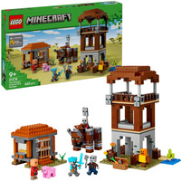 LEGO Minecraft L’avamposto del saccheggiatore e predone, Giochi di costruzione Set da costruzione, 9 anno/i, Plastica, 665 pz, 1,02 kg