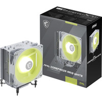 MSI MAG Corefrozr AA13 White, raffreddamento CPU  bianco, Raffreddatore ibrido, 12 cm, Bianco