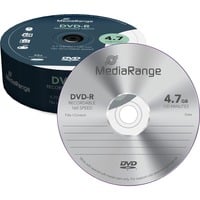 MediaRange MR403 DVD vergine 4,7 GB DVD-R 25 pz, Supporti vergini DVD DVD-R, Scatola per torte, 25 pz, 4,7 GB