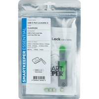 SMARTKEEPER ESSENTIAL USB-C Port Lock (CL04) + Lock Key Mini (U04), Serratura da infilare 