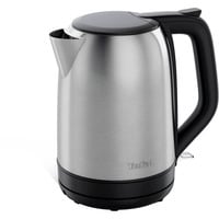 Tefal Subito, Bollitore accaio/Nero, 1 L, 2400 W, Nero, Acciaio inox, Acciaio inox, Indicatore del livello dell'acqua, Senza filo