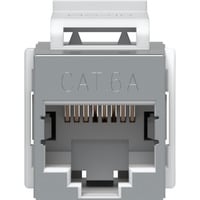 Ubiquiti Accoppiatore Keystone Cat.6a, confezione da 12, Frizione accaio