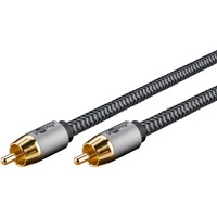 goobay Cavo Mono Cinch Plus Nero/Argento