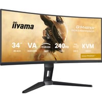 iiyama G-MASTER GCB3486WQSCP-B1 Monitor PC 86,4 cm (34") 3440 x 1440 Pixel UltraWide Quad HD Nero, Monitor di gioco Nero, 86,4 cm (34"), 3440 x 1440 Pixel, UltraWide Quad HD, 0,4 ms, Nero