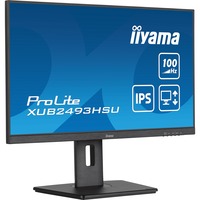 iiyama XUB2493HSU-B7 Monitor PC 60,5 cm (23.8") 1920 x 1080 Pixel Full HD LED Nero, Monitor LED Nero (opaco), 60,5 cm (23.8"), 1920 x 1080 Pixel, Full HD, LED, 1 ms, Nero