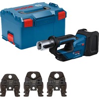 Bosch Utensile da pressatura a batteria GPT 18V-19 Professional solo, 18Volt, Kit SV, Macchina della pressa blu