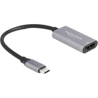 DeLOCK Adattatore USB, spina USB-C > presa HDMI 8K 30hz grigio/Nero