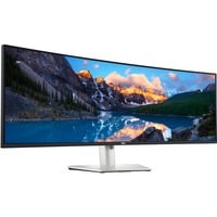 Dell UltraSharp U4924DW LED display 124,5 cm (49") 5120 x 1440 Pixel 5K Ultra HD LCD Nero, Argento, Monitor LED argento/Nero, 124,5 cm (49"), 5120 x 1440 Pixel, 5K Ultra HD, LCD, 14 ms, Nero, Argento