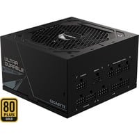 GIGABYTE UD1000GM PG5 V2 Alimentatore – PCIe Gen 5.1, 80 PLUS Gold, Design completamente modulare, Ventola da 120 mm, Compatibile con ATX 3.1, Spina EU, Alimentatore PC Nero, 80 PLUS Gold, Design completamente modulare, Ventola da 120 mm, Compatibile con ATX 3.1, Spina EU, 1000 W, 100 - 240 V, 50/60 Hz, 15 - 6.5 A, Attivo, 125 W