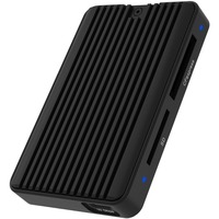 ICY BOX IB-CR504-C31 lettore di schede USB 3.2 Gen 2 (3.1 Gen 2) Type-C Nero Nero, CFexpress, SD, Nero, 10000 Mbit/s, Alluminio, Plastica, USB 3.2 Gen 2 (3.1 Gen 2) Type-C, 60 mm