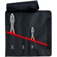 KNIPEX Rolltasche TwinGrip, set di pinze frontali 2 pezzi, Set pinze rosso