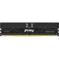 Kingston FURY FURY 32GB 6400MT/s DDR5 ECC Reg CL32 DIMM Renegade Pro EXPO, Memoria Nero, 32 GB, 1 x 32 GB, DDR5, 288-pin DIMM, Nero