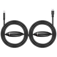 Lindy 43098 cavo USB USB 3.2 Gen 1 (3.1 Gen 1) 10 m USB A USB B Nero Nero, 10 m, USB A, USB B, USB 3.2 Gen 1 (3.1 Gen 1), 5 Gbit/s, Nero