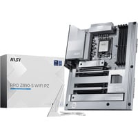 MSI PRO Z890-S WIFI PZ scheda madre Intel Z890 LGA 1851 (Socket V1) ATX bianco/Argento, Intel, LGA 1851 (Socket V1), Intel Core Ultra (Series 2), Intel LGA1851, 256 GB, DDR5-SDRAM