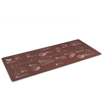 Noctua NP-DM3, Gioco mouse pad marrone/Bianco