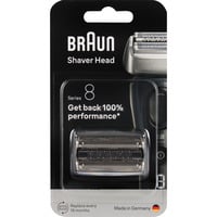 Procter & Gamble Series 8 83 M Testina per rasatura, Testina di rasatura argento, Testina per rasatura, 1 testina/e, Nero, Acciaio inox, 18 mese(i), Braun, Series 8