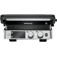 Rommelsbacher Griglia a contatto KG 2025, Come contattare con grill accaio/Nero