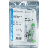 SMARTKEEPER ESSENTIAL Blocco porta Mini USB-B (UL04) + Chiave di blocco Mini (U04), Serratura da infilare 