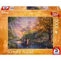 Image of Disney Pocahontas Puzzle di contorno 1000 pz Cartoni