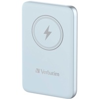 Verbatim Charge 'n' Go Polimeri di litio (LiPo) 10000 mAh Carica wireless Blu, Powerbank celeste, 10000 mAh, Polimeri di litio (LiPo), Quick Charge 3.0, Carica wireless, Blu