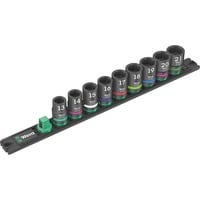 Wera Barra magnetica per bussole C Impaktor 1 Set di bussole per chiavi a cricchetto 1/2", chiave combinata   Nero/Verde
