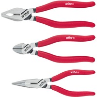 Wiha Set di pinze Classic, 3 pezzi, Set pinze rosso