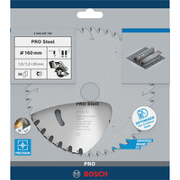 Bosch 2 608 837 749 lama circolare 16 cm 1 pz, Lama per sega Metallo, 16 cm, 2 cm, 1,2 mm, 4600 Giri/min, 1,6 mm