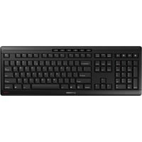 CHERRY Stream Wireless tastiera Universale Wireless a RF + USB QWERTY US International Nero Nero, Full-size (100%), Con cavo e senza cavo, Wireless a RF + USB, QWERTY, Nero