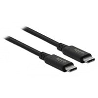 DeLOCK 86980 cavo USB 2 m USB4 Gen 2x2 USB C Nero Nero, 2 m, USB C, USB C, USB4 Gen 2x2, 20000 Mbit/s, Nero