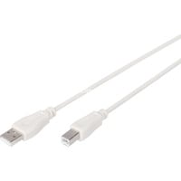 Digitus Cavo di collegamento USB 2.0 USB-A (spina) > USB-B (spina) beige
