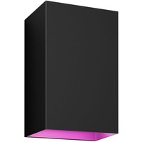 Philips Hue Lampada a parete da esterno Resonate, Luce LED Nero, Philips Hue White and Color ambiance Lampada a parete da esterno Resonate, Illuminazione da parete da esterno, Bluetooth/Zigbee, Nero, LED, Metallo, Lampadina/e non sostituibile/i