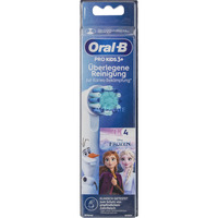 Procter & Gamble Oral-B Pro Kids Regina del Ghiaccio confezione da 4, Testina multi colorata