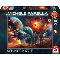 Schmidt Spiele Michele Farella: Splendore cosmico dei colori - Viaggio nello spazio, Puzzle 