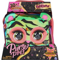 Spin Master Purse Pets, Purrisma, tigre giocattolo interattiva e borsetta a tracolla, oltre 30 suoni e reazioni, giocattoli per bambine e preadolescenti, Borsa multi colorata, Purse Pets , Purrisma, tigre giocattolo interattiva e borsetta a tracolla, oltre 30 suoni e reazioni, giocattoli per bambine e preadolescenti, Ragazza, Borsa a tracolla, Allacciatura a zip, Multicolore, Fantasia, 150 mm