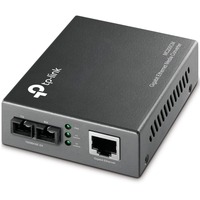 TP-Link MC200CM V3 convertitore multimediale di rete Interno 1000 Mbit/s 850 nm Nero grigio, 1000 Mbit/s, IEEE 802.3ab, IEEE 802.3x, IEEE 802.3z, Gigabit Ethernet, 1000 Mbit/s, SC, Cablato, Vendita al dettaglio