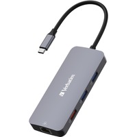 CMH-09 USB tipo-C 10000 Mbit/s Argento, Docking station