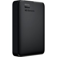 WD Elements Portable disco rigido esterno 5000 GB Nero, Hard-disk Nero, 5000 GB, 3.2 Gen 1 (3.1 Gen 1), Nero