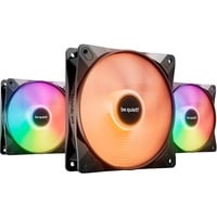 be quiet! LIGHT WINGS LX 120mm PWM 3-Pack Black Case per computer Ventilatore 12 cm Nero 3 pz, Ventola Nero, Ventilatore, 12 cm, 1600 Giri/min, 87,5 m³/h, Nero