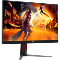 AOC G4 27G4HA Monitor PC 68,6 cm (27") 1920 x 1080 Pixel Full HD LED Nero, Rosso, Monitor di gioco Nero (opaco), 68,6 cm (27"), 1920 x 1080 Pixel, Full HD, LED, 1 ms, Nero, Rosso