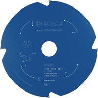 Bosch EXPERT FOR FIBRE CEMENT lama circolare 19 cm 1 pz, Lama per sega Diamante policristallino (PCD), Pannello in fibra di cemento, 19 cm, 3 cm, 1,2 mm, 8000 Giri/min