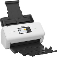Brother ADS-4500W Scanner ADF 600 x 600 DPI A4 Nero, Bianco, Input scanner grigio, 215,9 x 355,6 mm, 600 x 600 DPI, 1200 x 1200 DPI, 35 ppm, 35 ppm, 70 ipm (pollice al minuto)