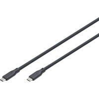 Digitus Cavo di collegamento in silicone USB4 Gen 2x2 USB-C > USB-C Nero
