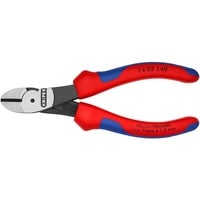 KNIPEX 74 02 140 pinza Pinze da taglio diagonale, Pinze di taglio rosso, Pinze da taglio diagonale, Acciaio al cromo vanadio, Plastica, Blu/Rosso, 14 cm, 157 g