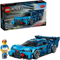 LEGO Speed Champions Bugatti Vision GT Hypersportwagen, Giochi di costruzione 