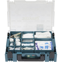 Makita Kit di pronto soccorso nell'organizer MAKPAC P-84919 blu/trasparente
