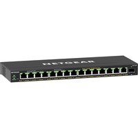 Netgear GS316EP-100PES switch di rete Gestito Gigabit Ethernet (10/100/1000) Supporto Power over Ethernet (PoE) Nero, Interruttore Nero, Gestito, Gigabit Ethernet (10/100/1000), Full duplex, Supporto Power over Ethernet (PoE)