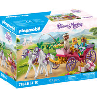 PLAYMOBIL Princess Magic Giro in carrozza con principessa e principe, Giochi di costruzione 