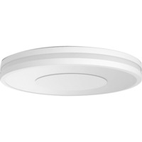 Philips Hue Plafoniera Being, Luce LED bianco, Philips Hue White ambiance Plafoniera Being, Lampada a soffitto intelligente, Bluetooth/Zigbee, Bianco, LED, Metallo, Plastica, Lampadina/e non sostituibile/i