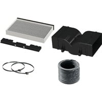 Siemens LZ22CBI14 accessorio per cappa Kit di riciclaggio della cappa da cucina, Set di conversione Kit di riciclaggio della cappa da cucina, Nero, Grigio, Siemens