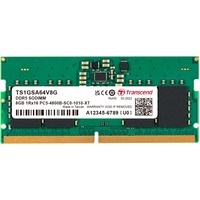 Transcend TS1GSA64V8G memoria 8 GB 1 x 8 GB DDR5 4800 MHz verde, 8 GB, 1 x 8 GB, DDR5, 4800 MHz, 262-pin SO-DIMM